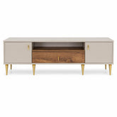 Comoda TV ROMA 180x36x53cm, Bej cu Lemn