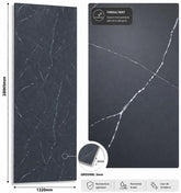 Panou SPC marble style NEGRU MAT 2800x1220x3mm