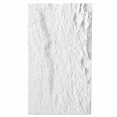 Panou decorativ 3D Stone-Rock Alb 1200x600x30mm