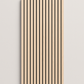 Riflaj decorativ tip panou acustic OAK din MDF 2800x600x21mm