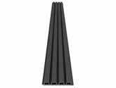 Panou WPC riflat negru, de exterior 2900*220*26mm