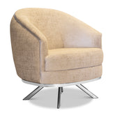 Fotoliu LISABONA , tapiterie catifea capucino