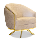 Fotoliu LISABONA , tapiterie catifea bej