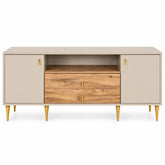 Consola TV ROMA 180x42x83cm, Bej cu Lemn