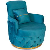 Fotoliu RIO LUX , tapiterie catifea turcoaz