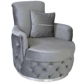 Fotoliu RIO LUX , tapiterie catifea gri