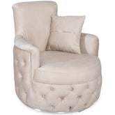 Fotoliu RIO LUX , tapiterie catifea bej