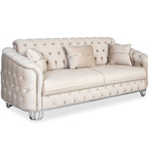 Canapea ALMIRA 3 locuri, tapitata Bej cu Argintiu