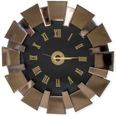 Ceas de perete , oglinda Gold Ø80cm