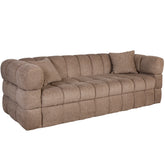 Canapea BESYO de 3 locuri, tapiterie boucle capucino