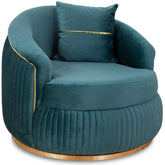 FOTOLIU ROTATIV DUBAI, TAPITERIE CATIFEA TURCOAZ