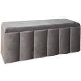 Bancheta cu lada de depozitare A02, GRI