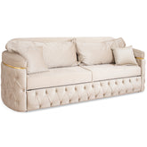 Canapea extensibila RIO LUX 3 locuri, tapitata bej