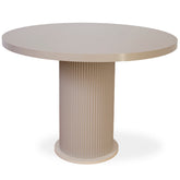 MASA CAPUCINO, ROTUNDA CU RIFLAJE 105X105X75CM