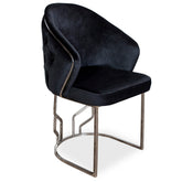 Scaun OSCAR, tapiterie neagra