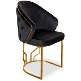 Scaun OSCAR, tapiterie neagra