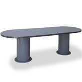 Masa cu riflaje 240x90 cm , blat antracit