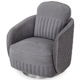 FOTOLIU ROTATIV LUXURY ATLANTA, TAPITERIE CATIFEA GRI