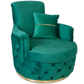 Fotoliu RIO LUX , tapiterie catifea verde
