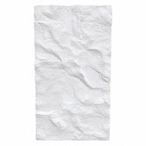 Panou decorativ 3D Stone-Rock Alb