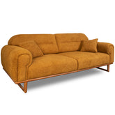 Canapea extensibila PIER ULTRA CONFORT 3 locuri, tapiterie caramizie