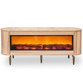 CONSOLA TV DIAMOND LEMN CU SEMINEU 160x40x68cm