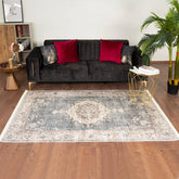 Covor stil clasic, Gri/Bej