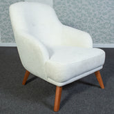 Fotoliu PIER ULTRA CONFORT , tapiterie velur bej (ivory)