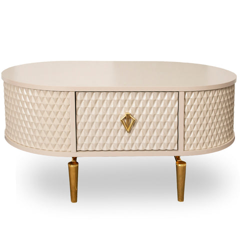 MASUTA CAFEA DIAMOND CU 2 SERTARE, CAPUCINO & AURIU - 105X60x47CM MASUTA CAFEA DIAMOND CU 2 SERTARE, CAPUCINO & AURIU - 105X60x47CM