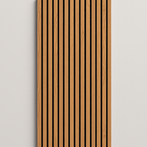 Riflaj decorativ tip panou acustic STEJAR din MDF 2800x600x21mm