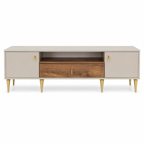 Comoda TV ROMA 180x36x53cm, Bej cu Lemn