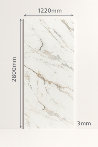 Panou PVC marble style ALB & NEGRU 2800x1220x3mm