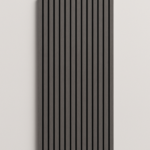 Riflaj decorativ tip panou acustic GRI din MDF 2800x600x21mm