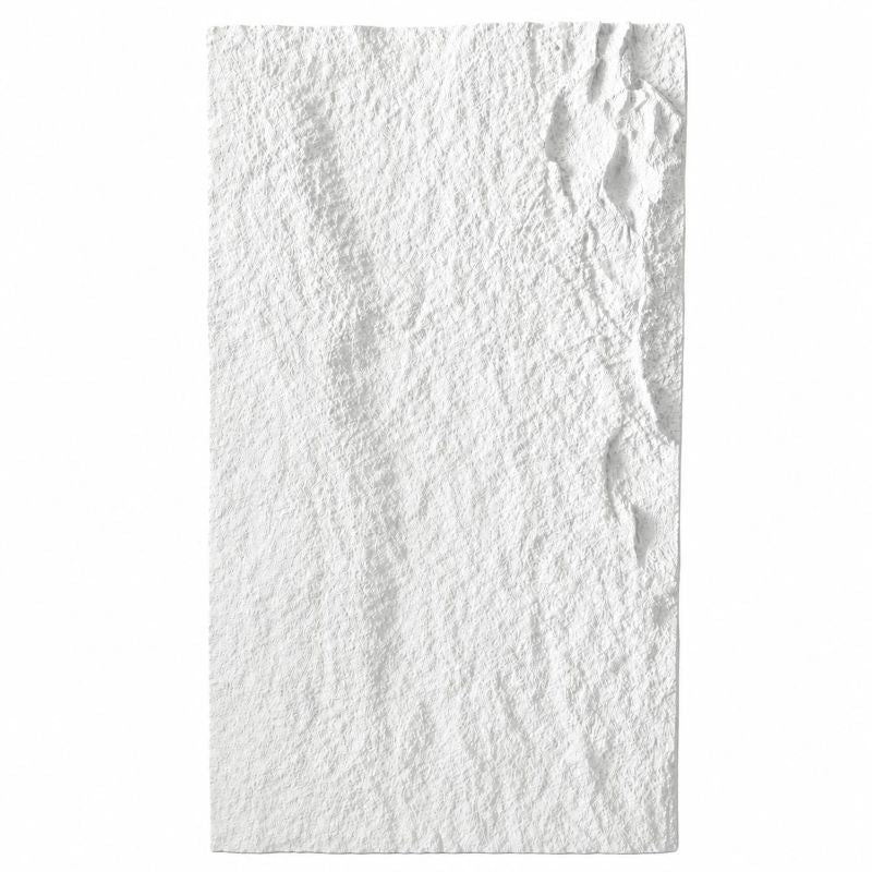 Panou decorativ 3D Stone-Rock Alb 1200x600x30mm