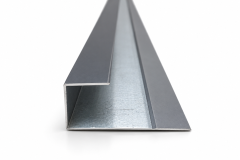 Element CAPĂT 3M – GRI DESCHIS – pentru Panou Sandwich Decorativ