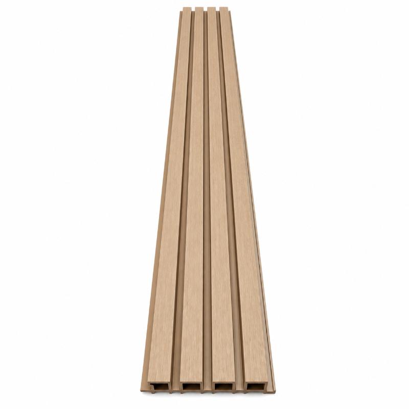Panou WPC riflat bej, de exterior 2900*220*26mm