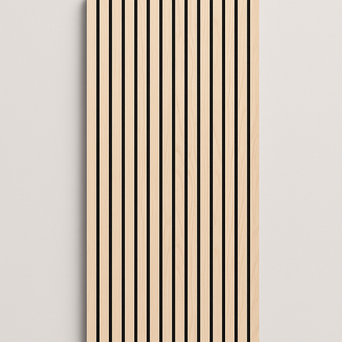 Riflaj decorativ tip panou acustic OAK din MDF 2800x600x21mm