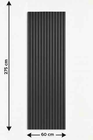 RIFLAJ TIP PANOU ACUSTIC ANTRACIT DIN MDF