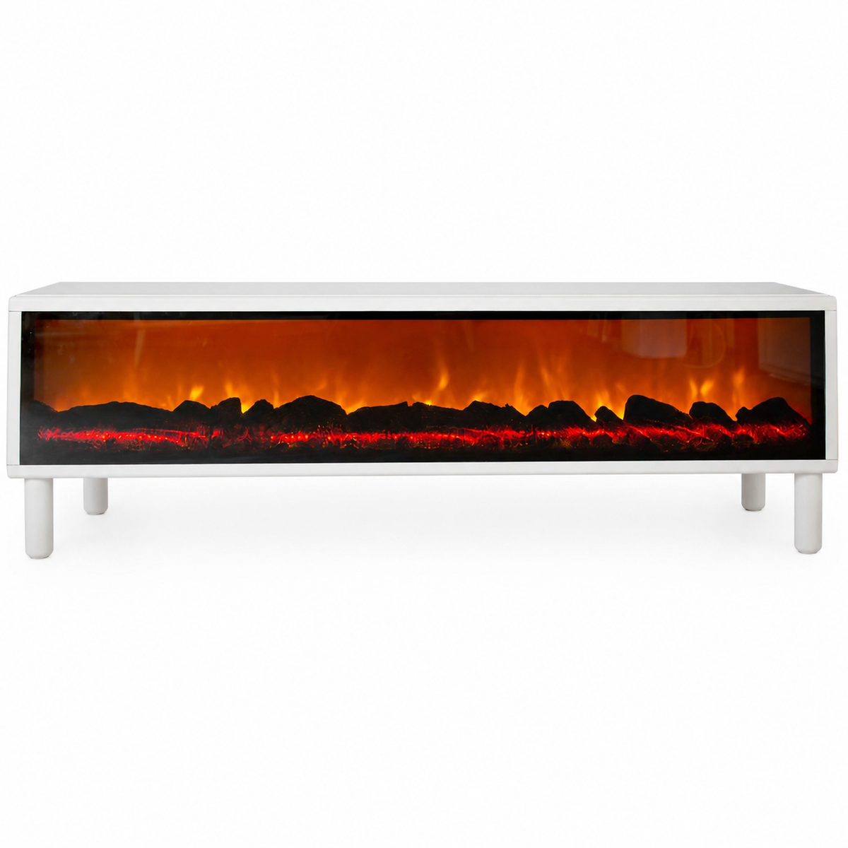 Comoda TV ALBA cu semineu 200x40x65cm