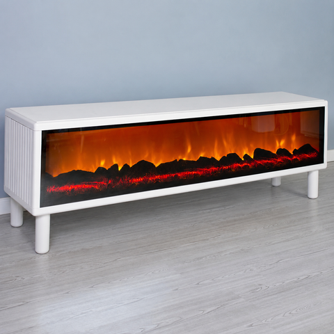 Comoda TV ALBA cu semineu 200x40x65cm