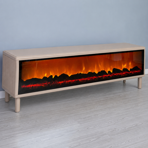 Comoda TV CAPUCINO cu semineu 200x40x65cm
