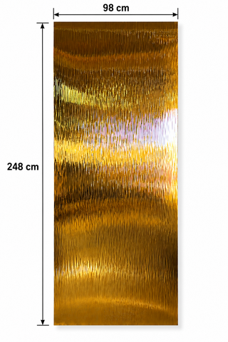 PANOU 3D AUTO-ADEZIV AURIU – 248 × 98 cm