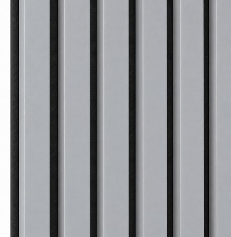 RIFLAJ TIP PANOU ACUSTIC GRI DIN MDF 2800 × 600 mm – 18 mm / 22 mm