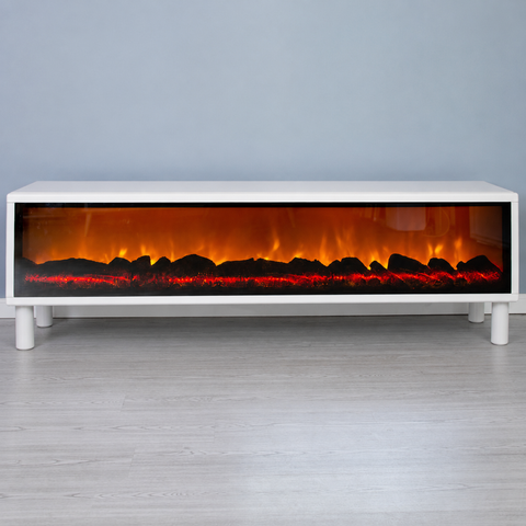 Comoda TV ALBA cu semineu 200x40x65cm
