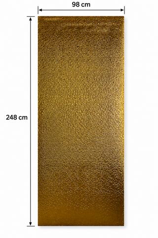 PANOU 3D AUTO-ADEZIV AURIU – 248 × 98 cm
