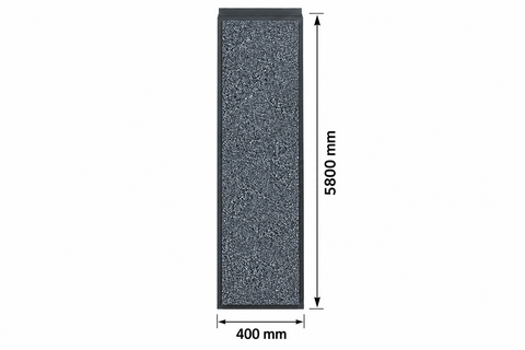 Panou sandwich decorativ 5800x400x16mm, DECORATIVA GRI