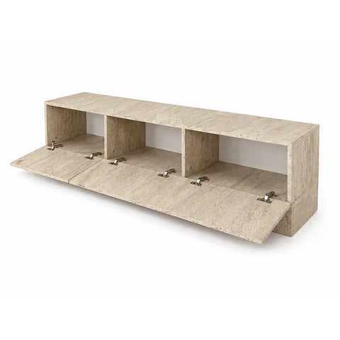 Comoda TV ARIA Bej travertin 160x37x50cm