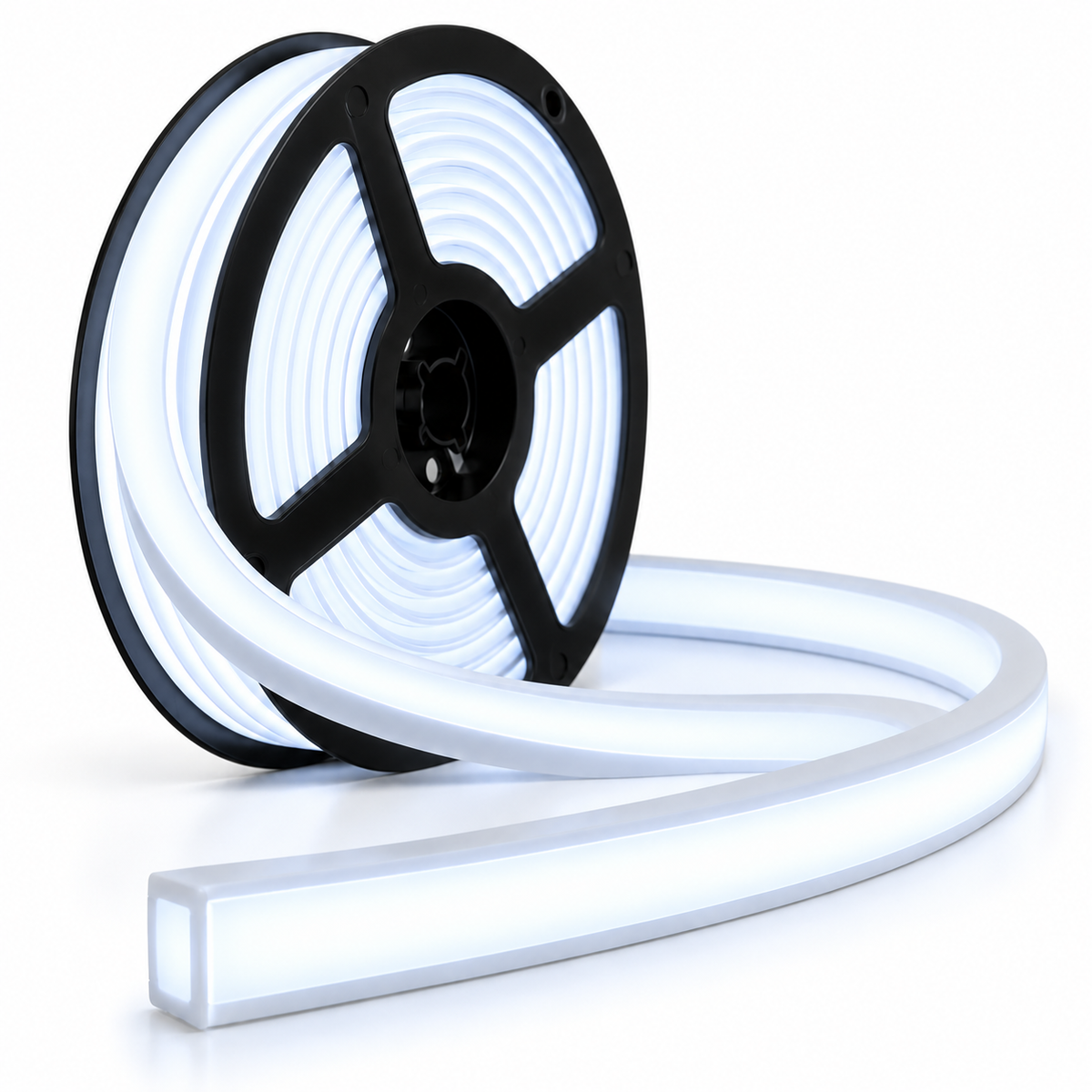BANDĂ LED FLEXIBILĂ 12×10 MM – ALB RECE