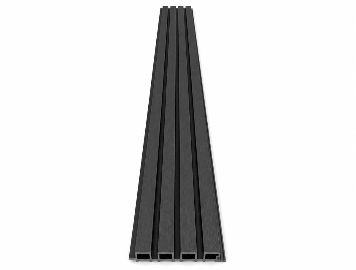 Panou WPC riflat negru, de exterior 2900*220*26mm