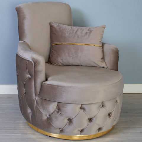 SET 3/1/1 CANAPEA EXTENSIBILA CU 2 FOTOLII PARIS, Catifea CAPUCINO
